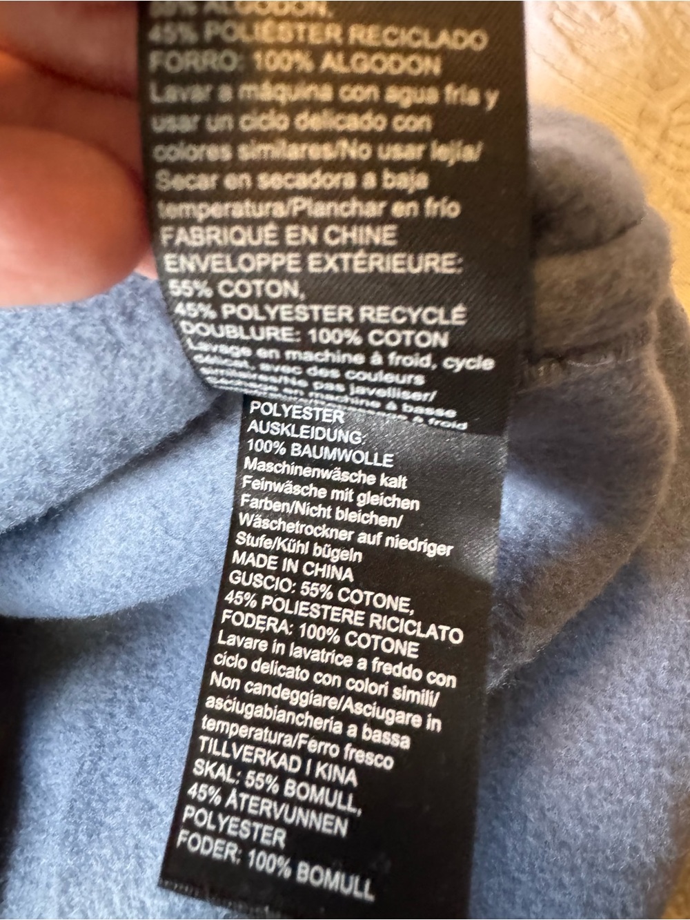 UGG Kelsey Hoodie Dress Large Blue Short Sleeve Pullover Sweatshirt Dress  L - Picture 8 of 15